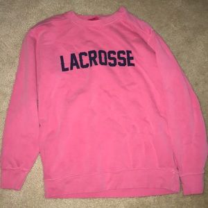 Medium Pink Lacrosse Sweatshirt